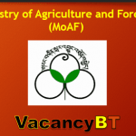 www.moaf.gov.bt Job Vacancy announcement 2022